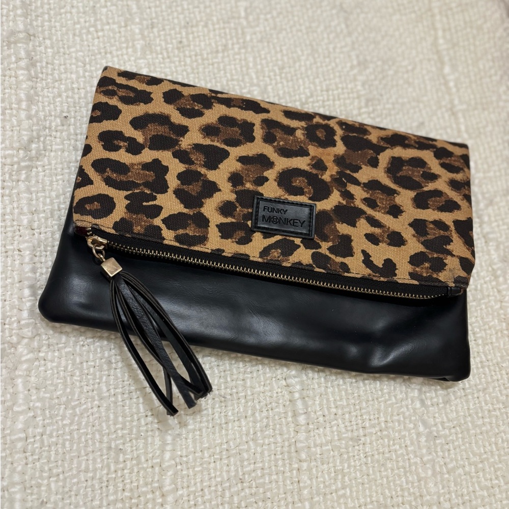 Leopard Print Clutch